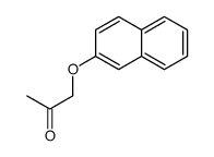 1-naphthalen-2-yloxypropan-2-one结构式