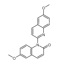 N-(6-methoxy-2-quinolyl)-6-methoxy-2-quinolone结构式