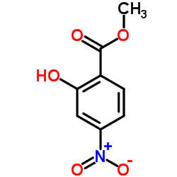 2-羟基-4-硝基苯甲酸甲酯结构式