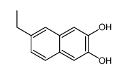6-ethylnaphthalene-2,3-diol结构式