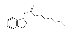 (R)-1-indanyl octanoate结构式
