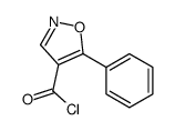 4-Isoxazolecarbonyl chloride, 5-phenyl- (9CI)结构式