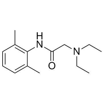利多卡因结构式