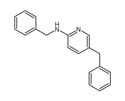 2-Benzylamino-5-benzylpyridine结构式