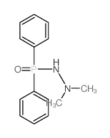 2-diphenylphosphoryl-1,1-dimethyl-hydrazine结构式