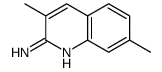 3,7-dimethylquinolin-2-amine结构式