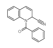 1-Benzoyl-1, 2-dihydro-2-quinolinecarbonitrile结构式