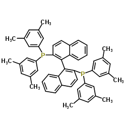 (R)-(-)-1,1’-联萘-2,2’-双二(3,5-二甲苯基)膦结构式