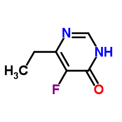 6-乙基-5-氟嘧啶-4(3H)酮结构式