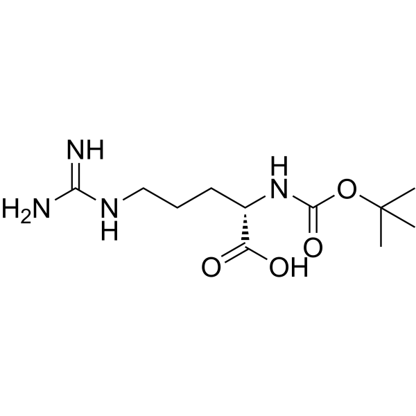 N-Boc-L-精氨酸结构式