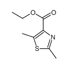 ethyl 2,5-dimethyl-1,3-thiazole-4-carboxylate结构式