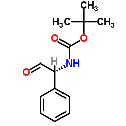 2-Methyl-2-propanyl [(1R)-2-oxo-1-phenylethyl]carbamate结构式