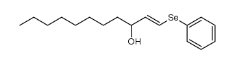 (E)-1-(phenylselanyl)undec-1-en-3-ol结构式