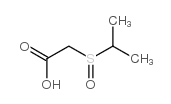 (ISOPROPYLSULFINYL)ACETIC ACID结构式
