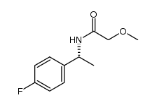 (R)-N-(1-(4-fluorophenyl)ethyl)-2-methoxyacetamide结构式