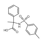 2-phenyl-2-(4'-toluenesulfonylamino)propionic acid结构式