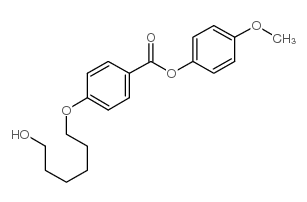 4-(6-羟基己氧基)苯甲酸 4-甲氧基苯酯结构式