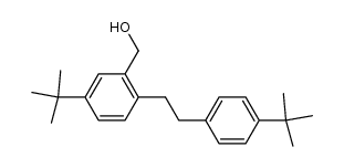 2-(4-tert-butylphenethyl)-5-tert-butylbenzyl alcohol结构式