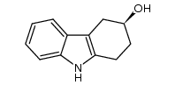 (S)-(-)-2,3,4,9-tetrahydro-1H-carbazol-3-ol结构式
