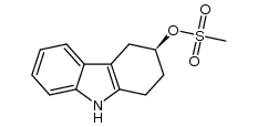 (S)-2,3,4,9-tetrahydro-1H-carbazol-3-yl methanesulfonate结构式