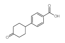 4-(4-Oxocyclohexyl)benzoic acid结构式