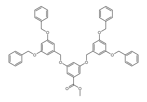 methyl 3,5-bis[[3,5-bis(phenylmethoxy)phenyl]methoxy] benzoate结构式
