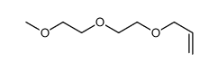 3-[2-(2-methoxyethoxy)ethoxy]prop-1-ene结构式