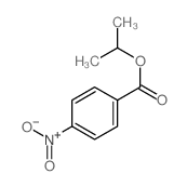 Benzoicacid, 4-nitro-, 1-methylethyl ester结构式