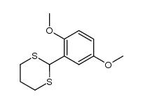 2-(2,5-dimethoxyphenyl)-1,3-dithiane结构式