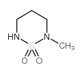 2-甲基-[1,2,6]噻二烷 1,1-二氧化物结构式