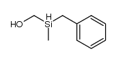 Benzyl(hydroxymethyl)methylsilan结构式