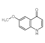 6-甲氧基-4-羟基喹啉结构式