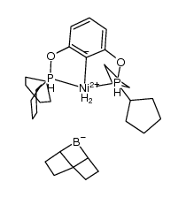 (cyclopentylPOCOP)Ni(&mu;-H)2(9-borabicyclo(3.3.1)nonane)结构式