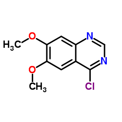 4-氯-6,7-二甲氧基喹唑啉结构式