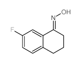 (NZ)-N-(7-fluorotetralin-1-ylidene)hydroxylamine结构式