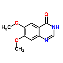 6,7-二甲氧基喹唑啉-4-酮结构式