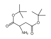 ditert-butyl (2S)-2-aminobutanedioate结构式