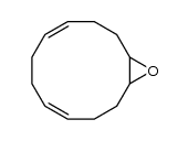 9,10-Epoxy-1,5-cyclododecadiene结构式