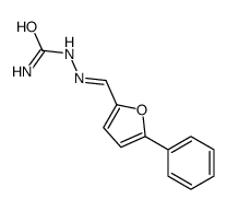 [(5-phenylfuran-2-yl)methylideneamino]urea结构式