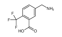 5-(Aminomethyl)-2-(trifluoromethyl)benzoic acid结构式
