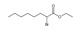 2-bromo-octanoic acid ethyl ester结构式