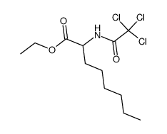 Ethyl N-(trichloroacetyl)-2-aminooctanoate结构式