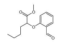 methyl 2-(2-formylphenoxy)hexanoate结构式