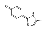 2-(4-羟基苯基)-4-甲基噻唑结构式