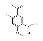 4-fluoro-2-methoxy-5-(2-propenyl)phenylboronic acid结构式