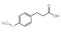 3-[4-(甲基硫代)苯基]丙酸结构式