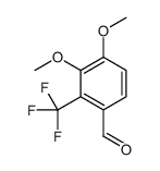 3,4-Dimethoxy-2-(trifluoromethyl)benzaldehyde结构式