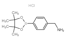 4-氨甲基苯硼酸频哪醇酯盐酸盐结构式