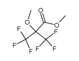 Methyl 3,3,3-trifluoro-2-trifluoromethyl-2-methoxypropionate结构式