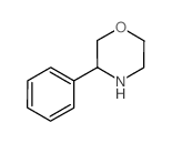 3-苯基吗啉结构式
